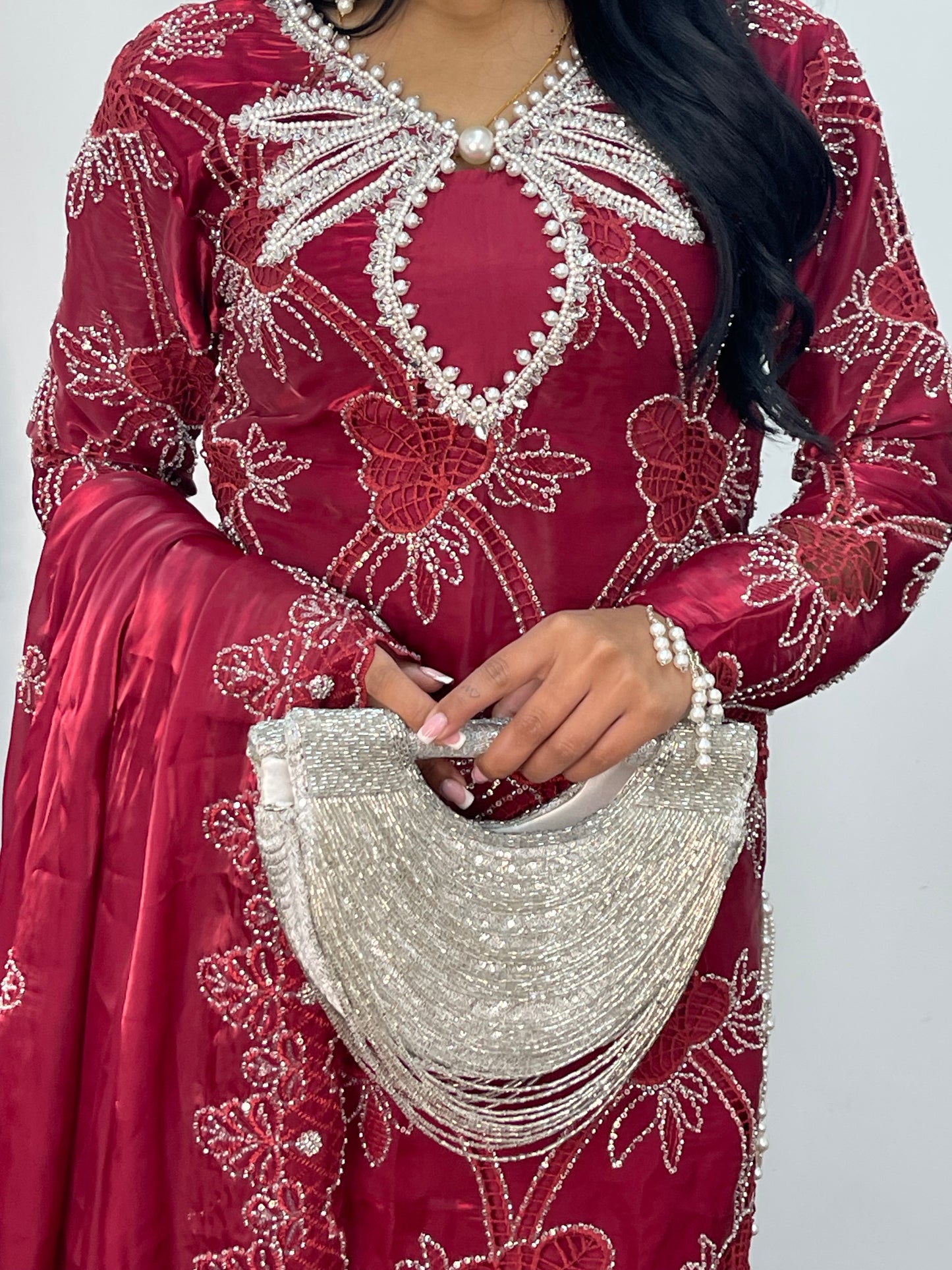 Kangan - CutDana - Maroonish Pink -Y