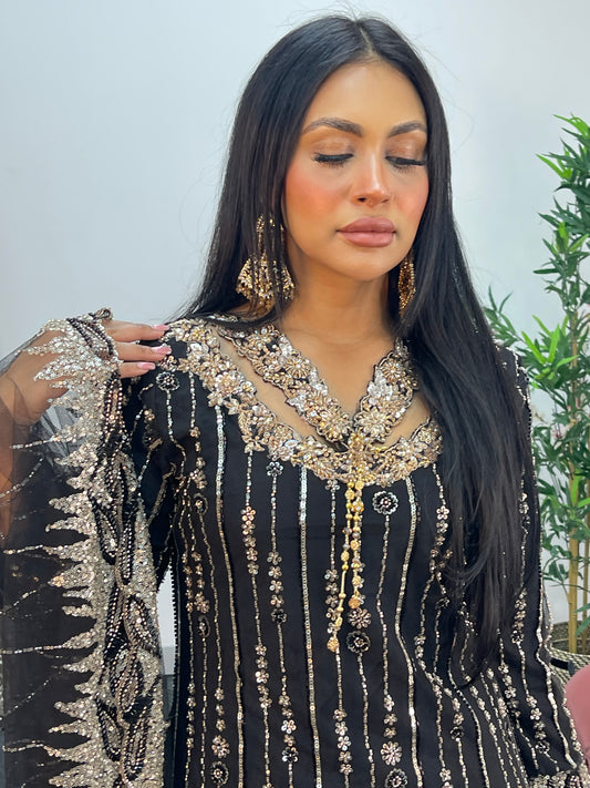 Payal - Cutdana Net - Black -