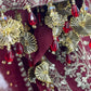 “Dulhan” Maria B Inspired - Maroon Garara - R