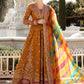 Faiza - Maria B Inspired Embroidered - Burnt Orange - K