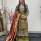 Mehndi - Maria B Inspired Maxi Lehnga -