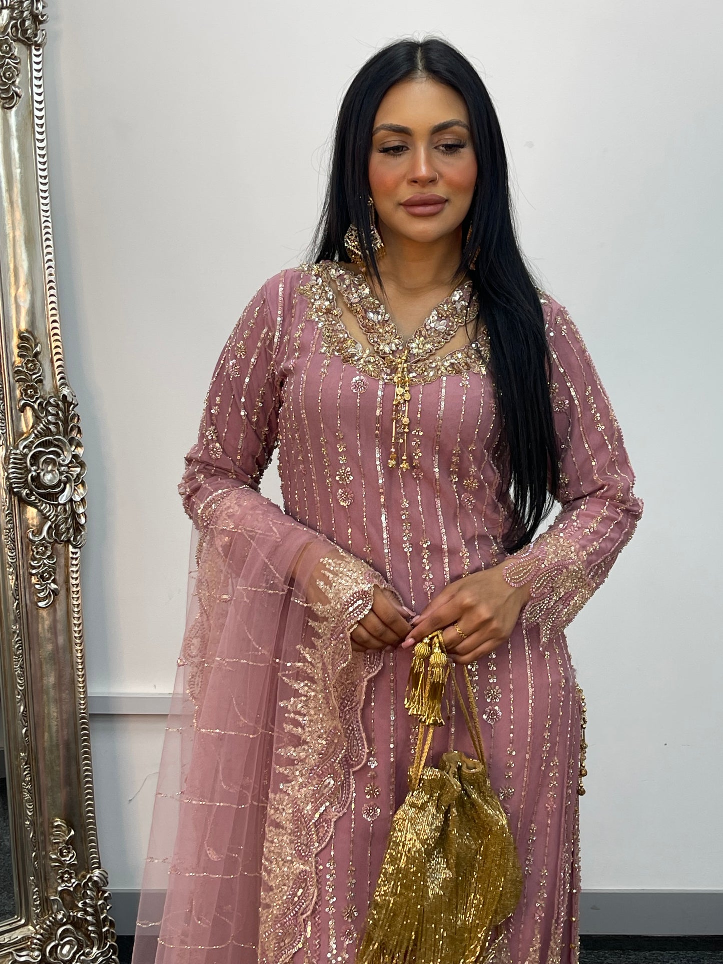 Payal - Cutdana Net - pink - C
