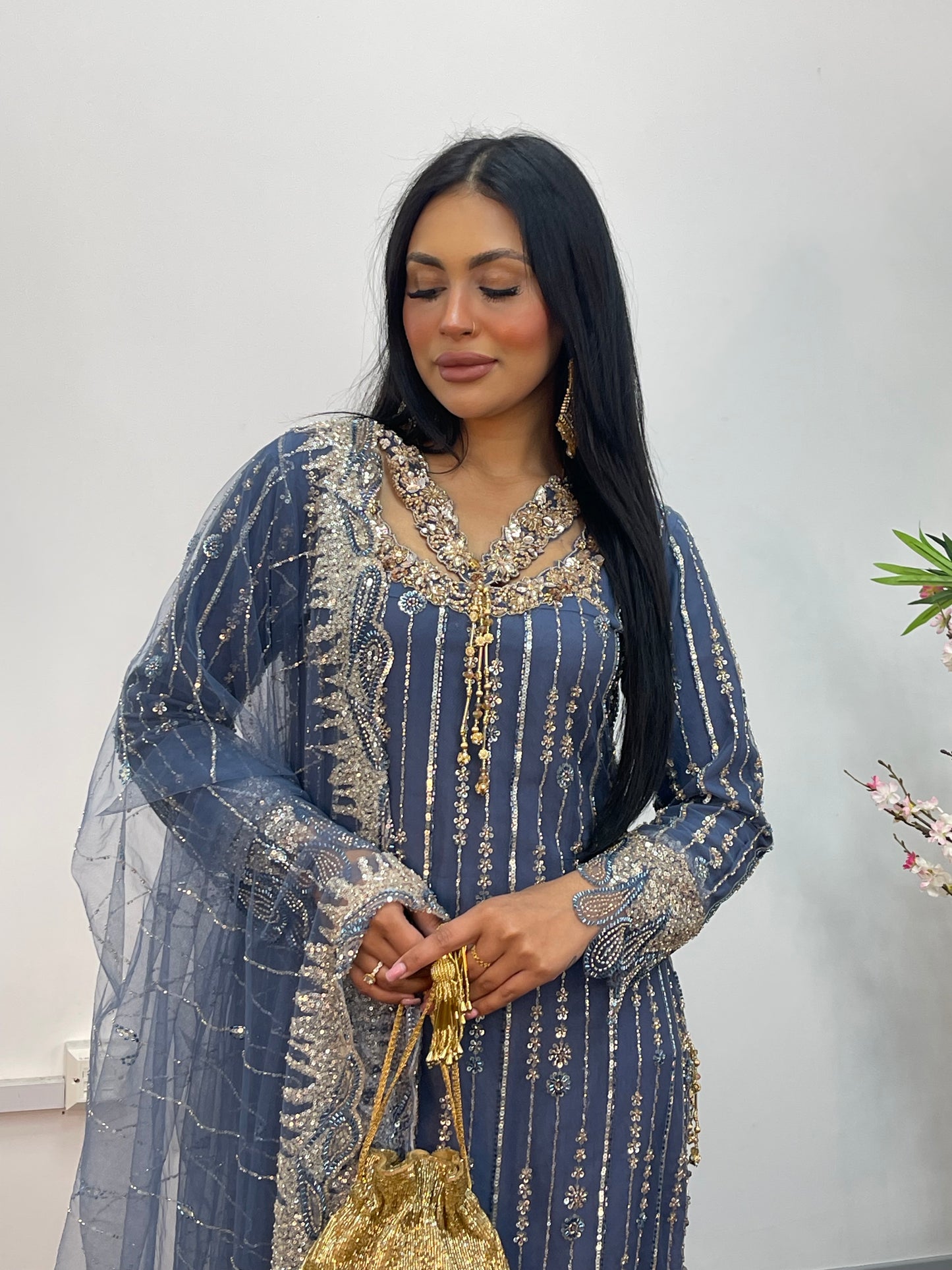 Payal - Cutdana Net - Gray -