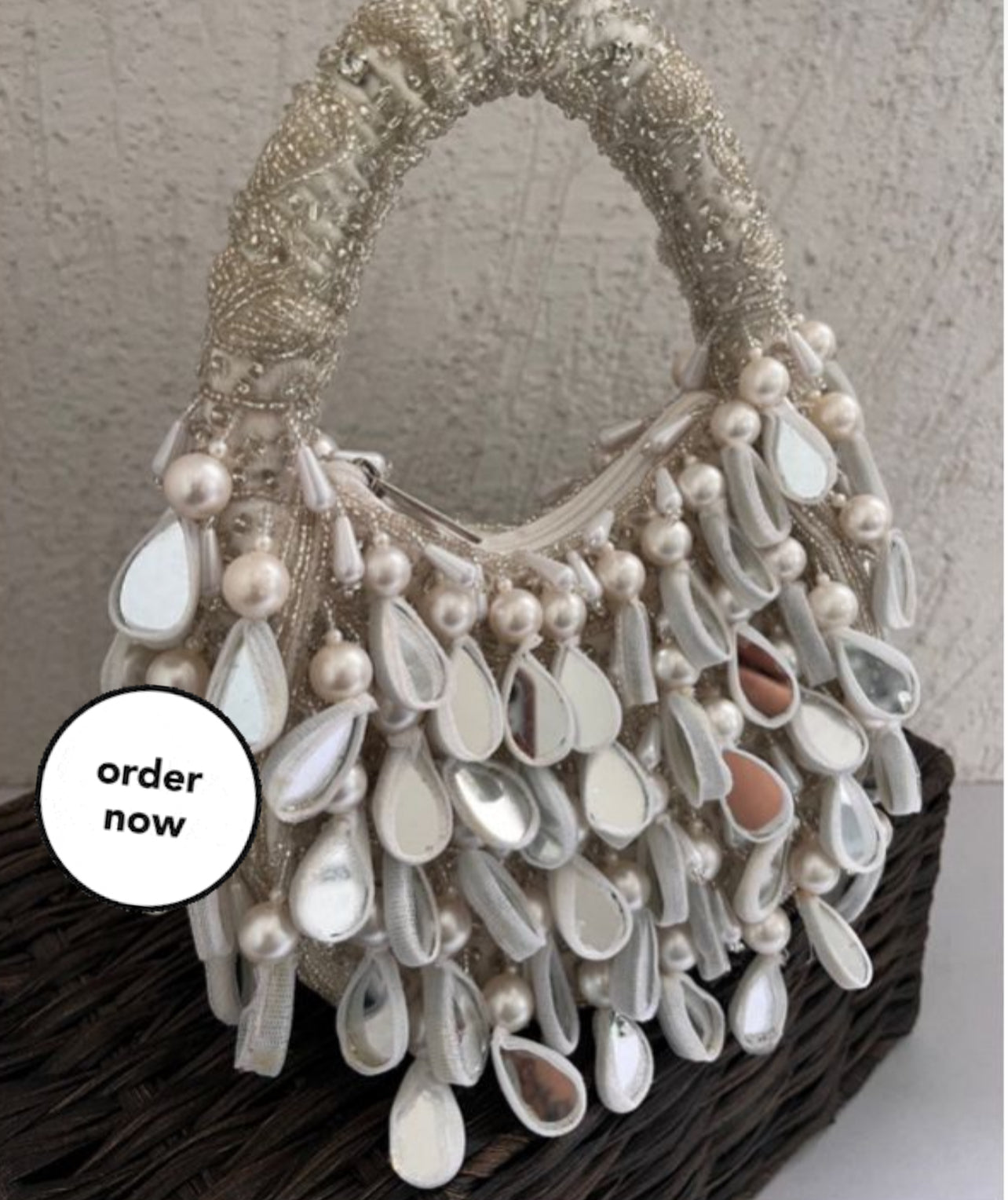 Mirror Moon Bag -Silver