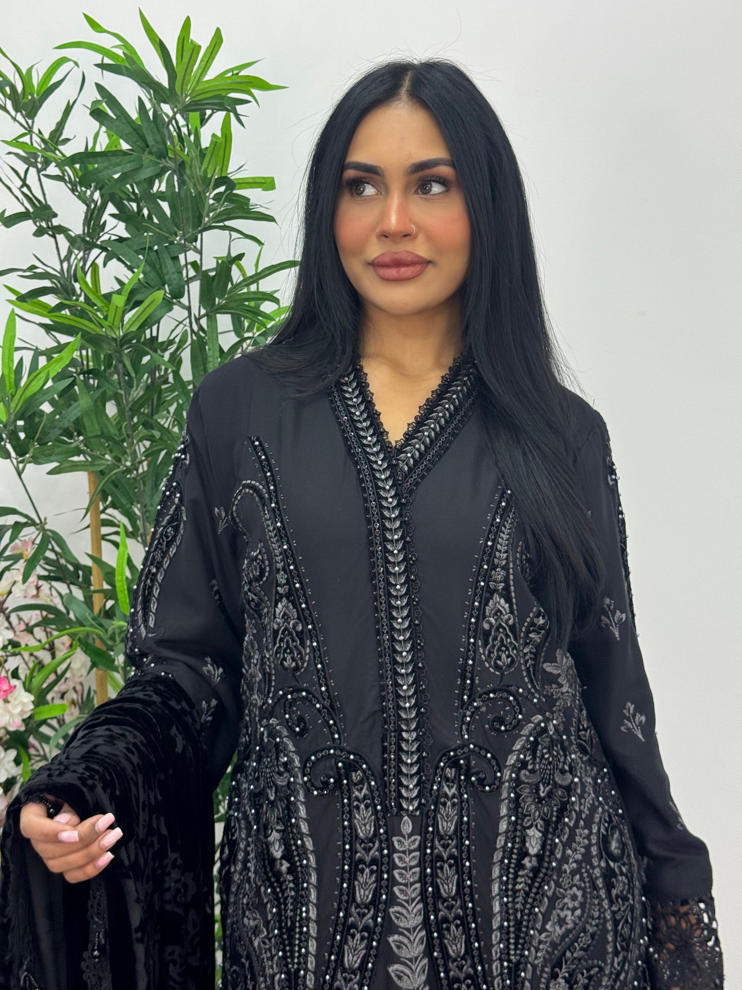 Maria B Luxury Velvet - Black