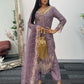 Payal - Cutdana Net - Lilac purple - G