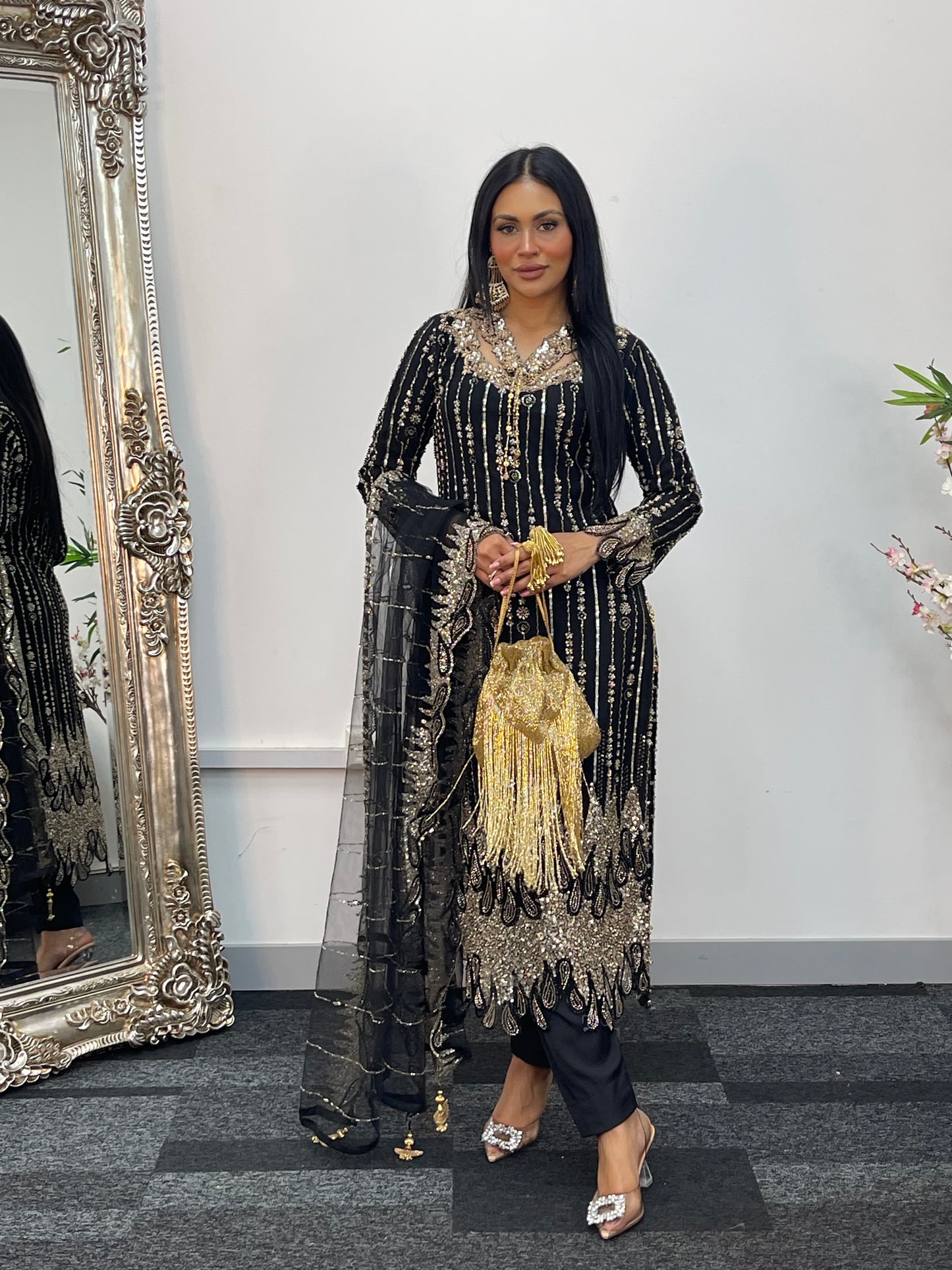 Payal - Cutdana Net - Black -