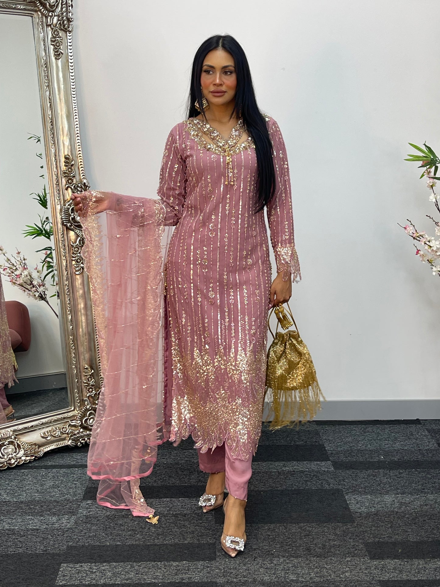Payal - Cutdana Net - pink - C