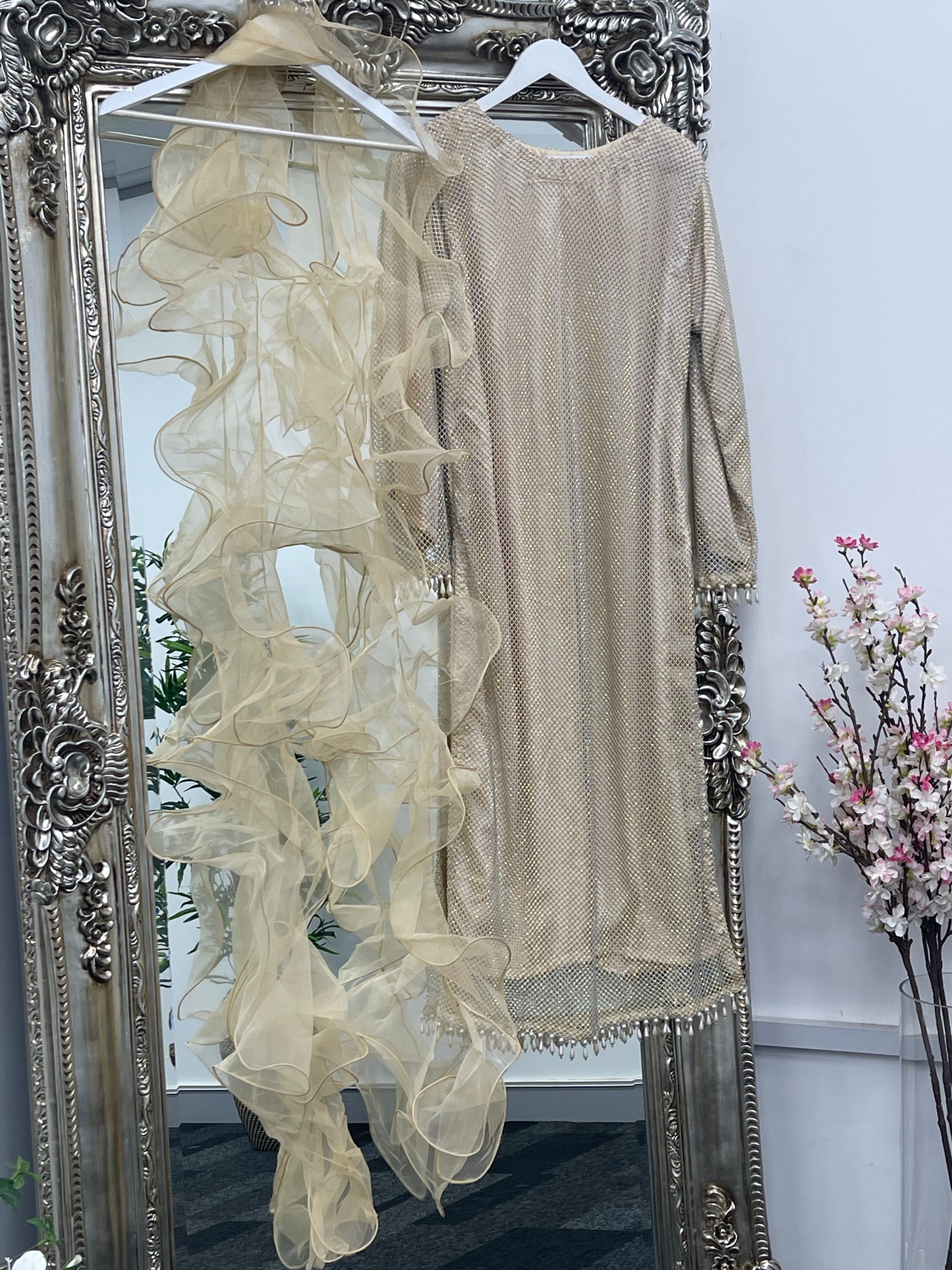 Fish Net  - Ivory - Off White - E