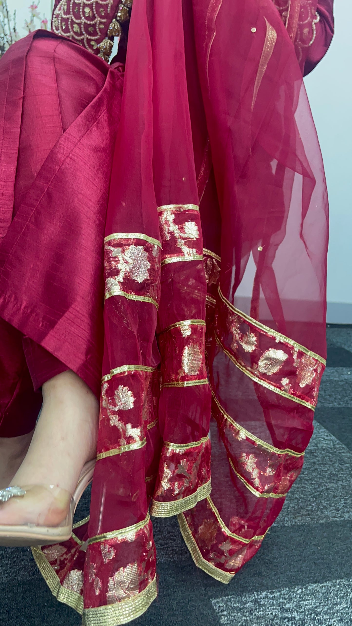 Haseen Laal Jora - Red Outfit - S