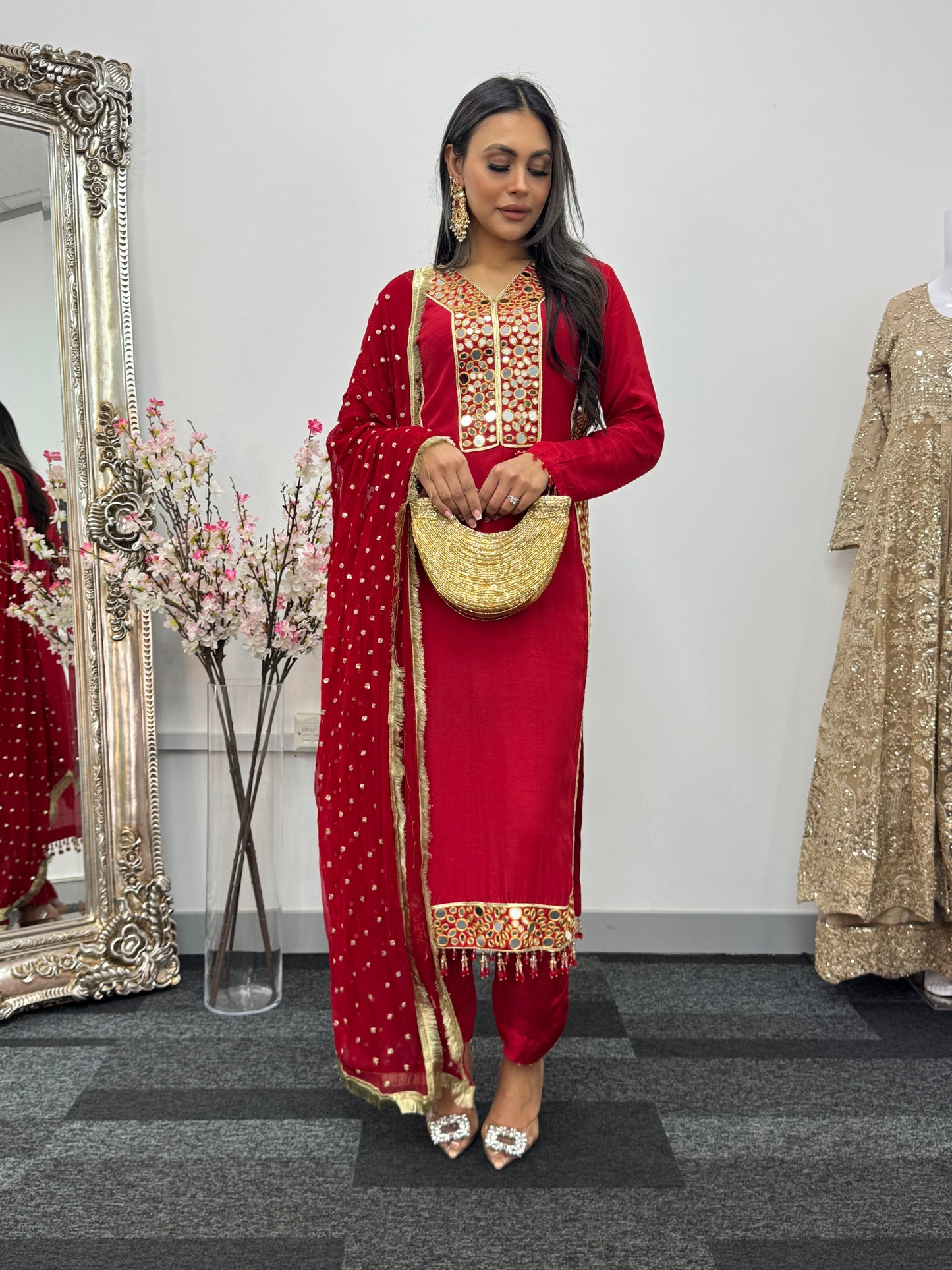 Jhilmil - Mirror Red - H