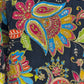 Phoolwari - Armani Silk - Black
