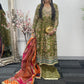 Mehndi - Maria B Inspired Maxi Lehnga -