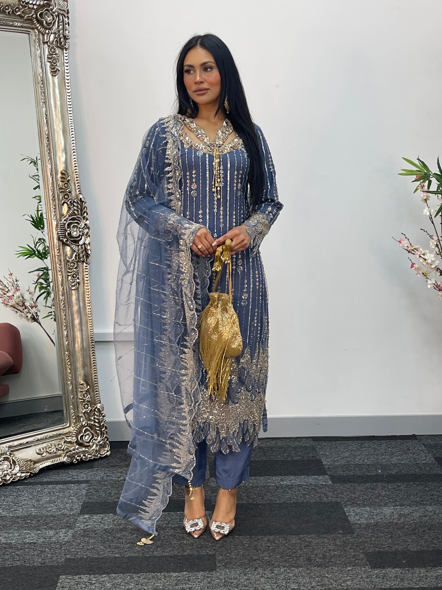 Payal - Cutdana Net - Gray -