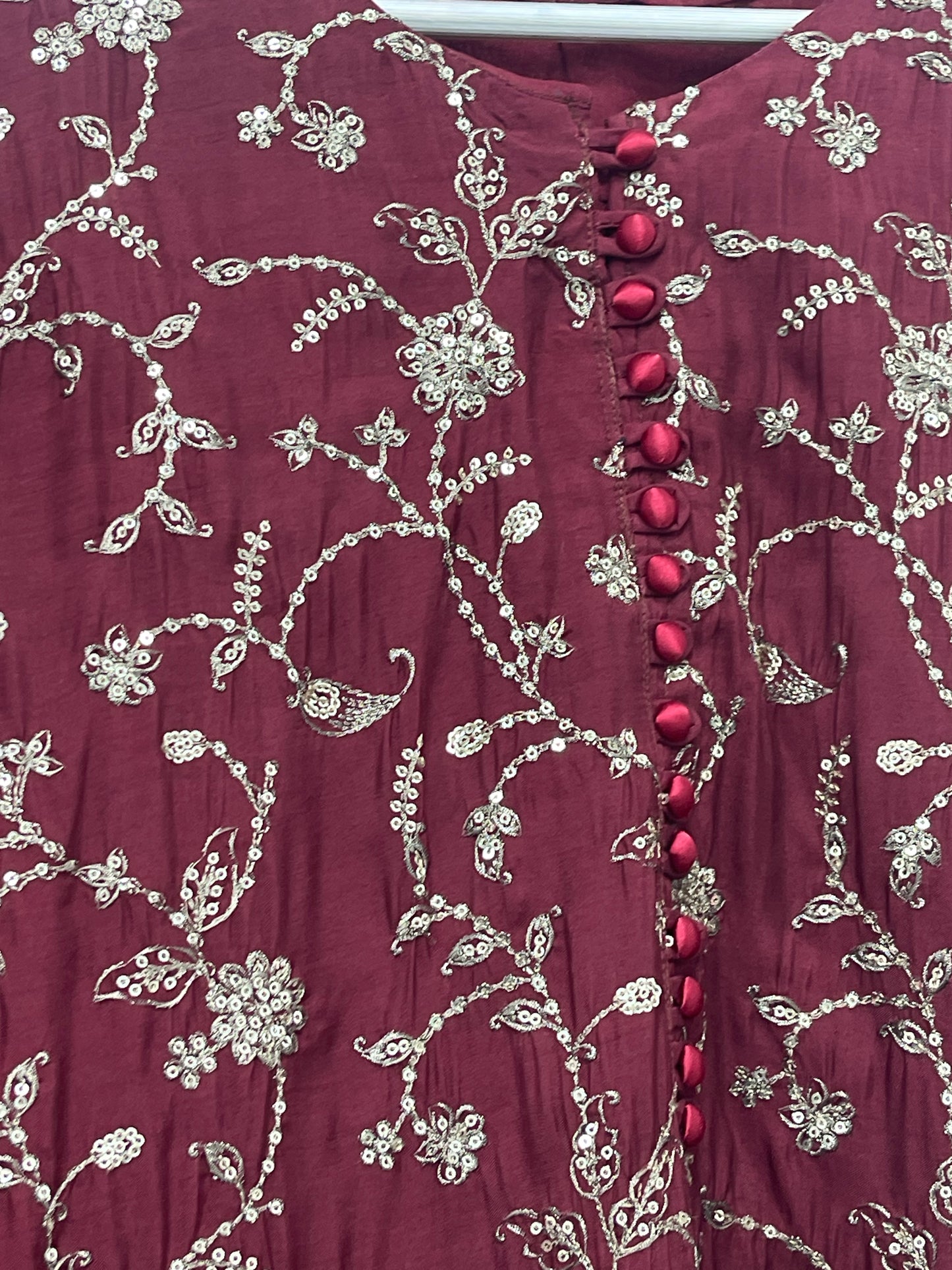 “Dulhan” Maria B Inspired - Maroon Garara - R