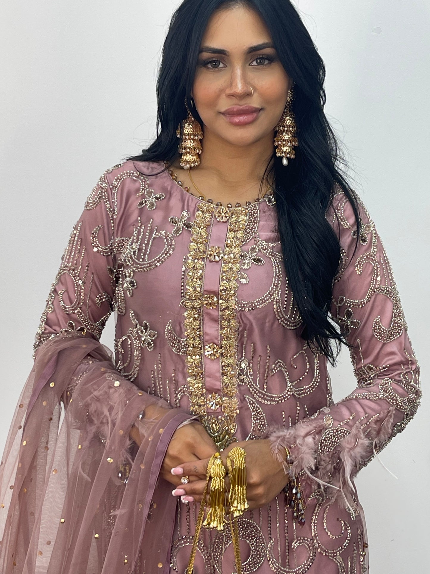 Mala - Cutdana Net - lilac pink - A