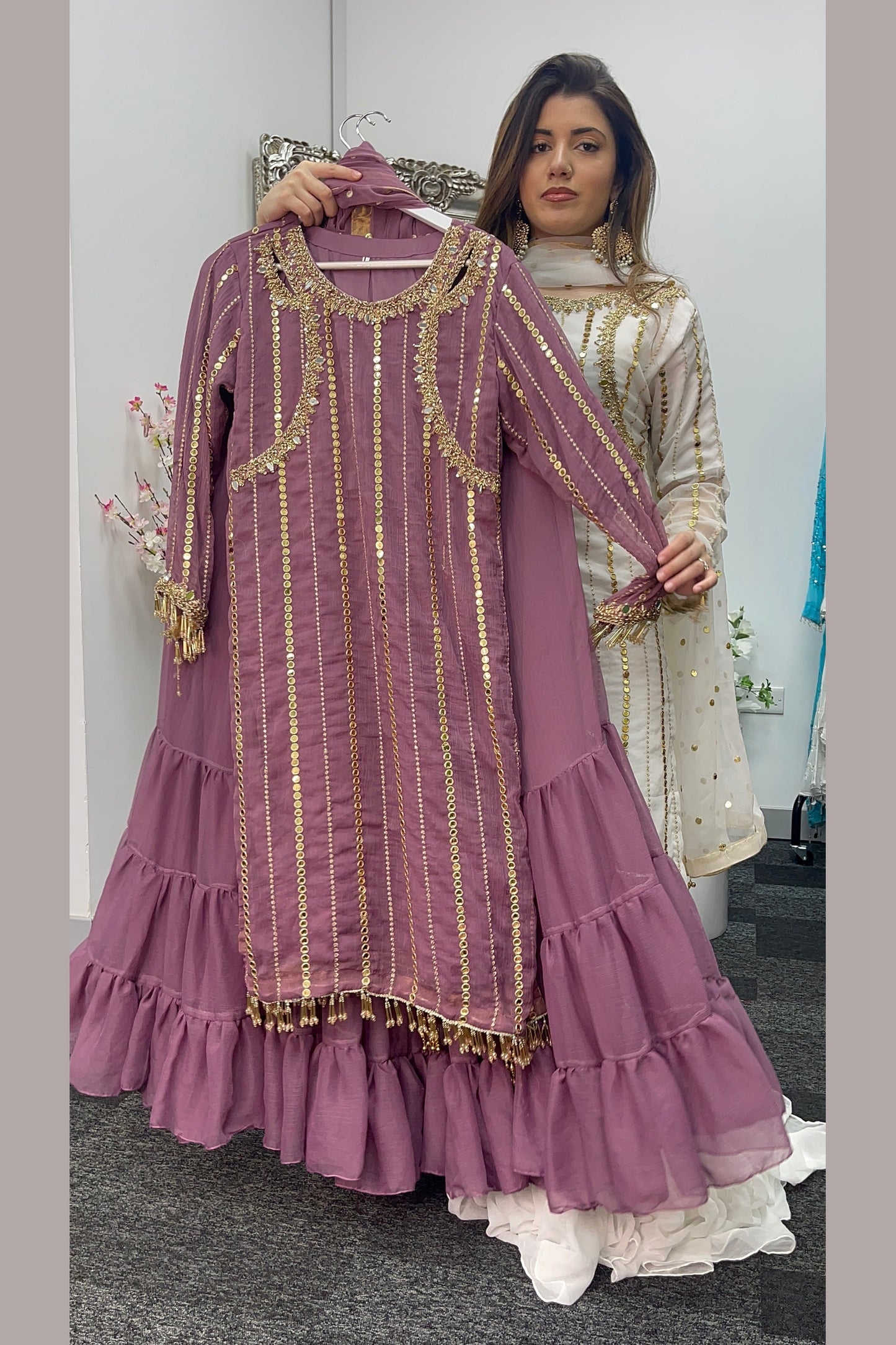 Farshi Garara Lilac Pink - J