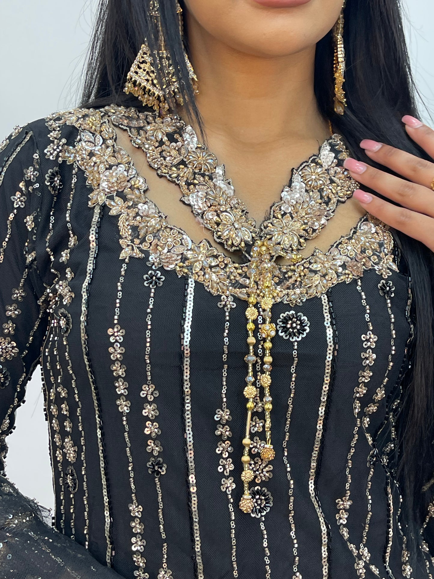 Payal - Cutdana Net - Black -