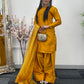 Saba - Farshi Shalwar - mustard - P