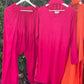 Saba - Farshi Shalwar - hot pink