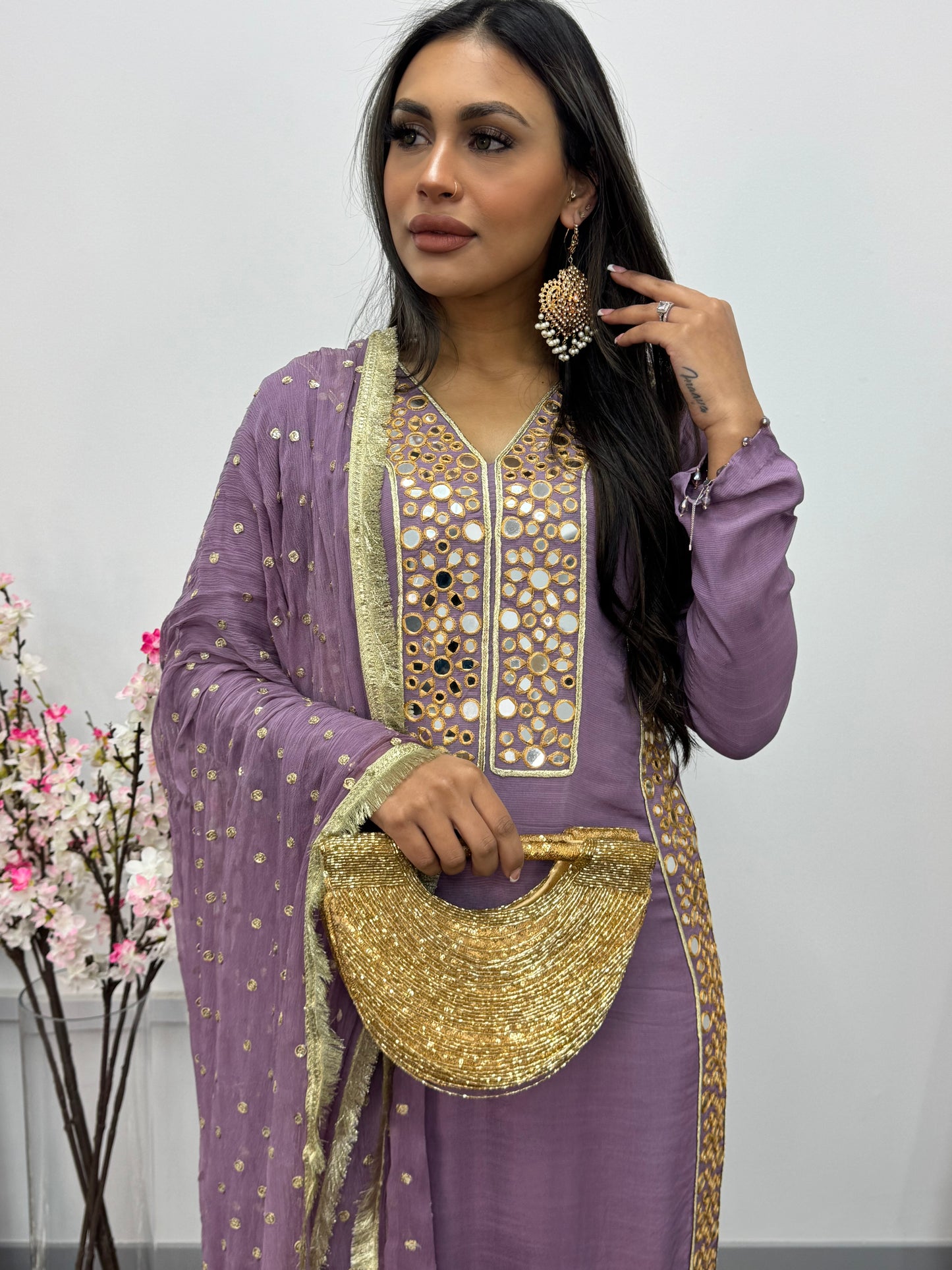 Jhilmil - Mirror Lilac - H