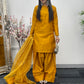 Saba - Farshi Shalwar - mustard - P