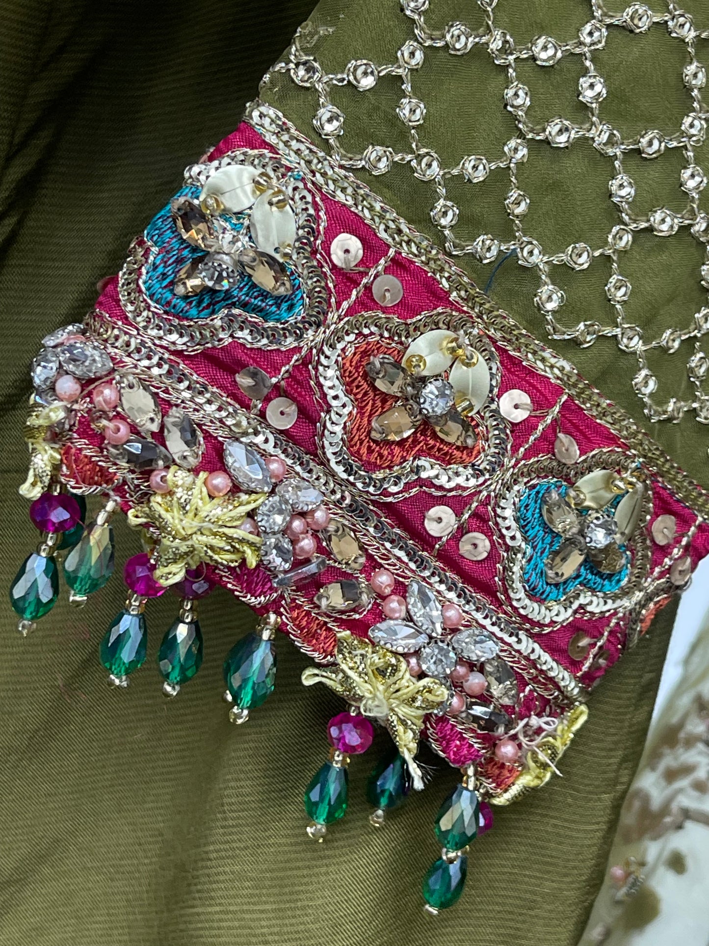 Mehndi - Maria B Inspired Maxi Lehnga -