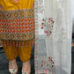 “Suraj” Hussain Rehar’s Inspired - Lawn - Mustard