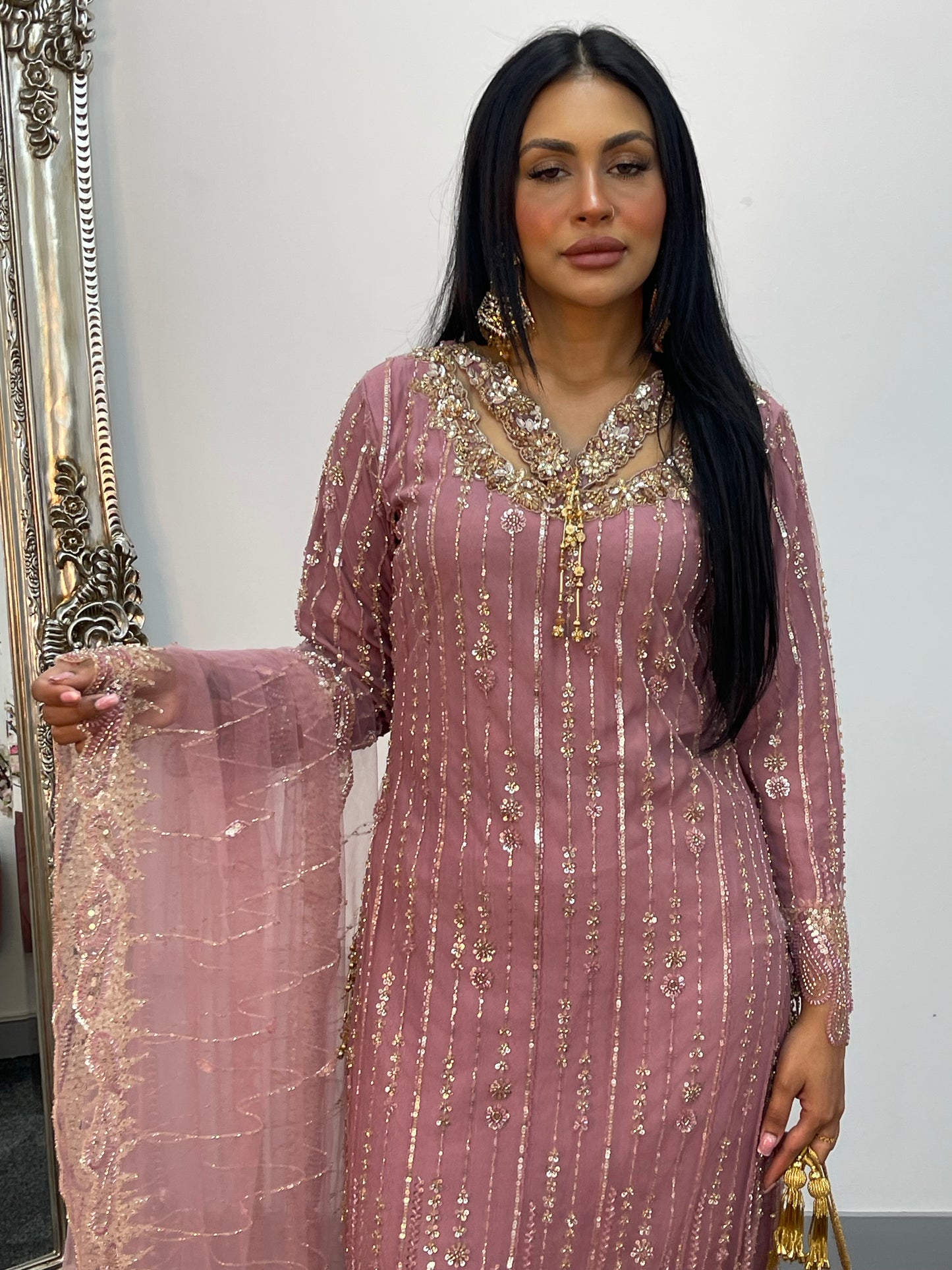 Payal - Cutdana Net - pink - C