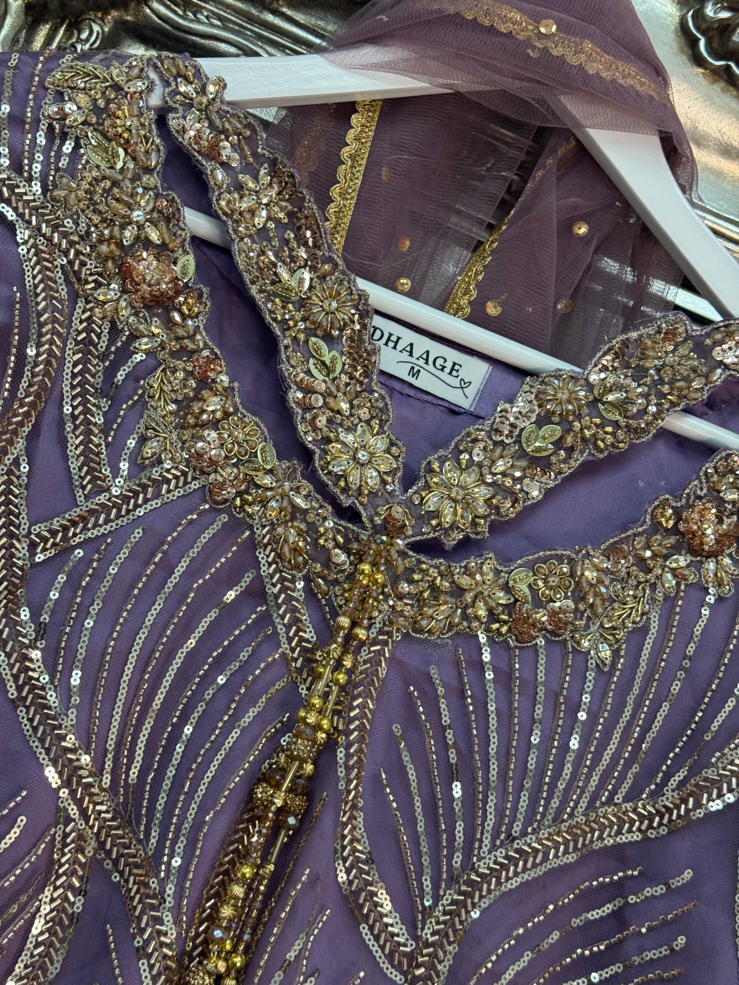 Heer - Cutdana Net - Lilac purple -