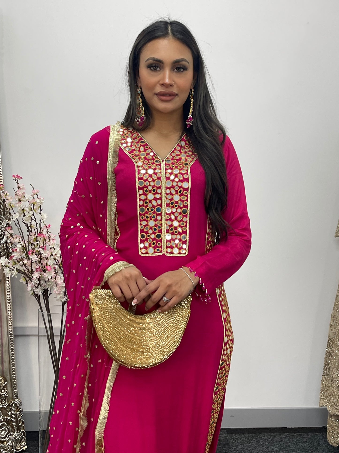 (Preorder 4 weeks) Jhilmil - Mirror Hot Pink