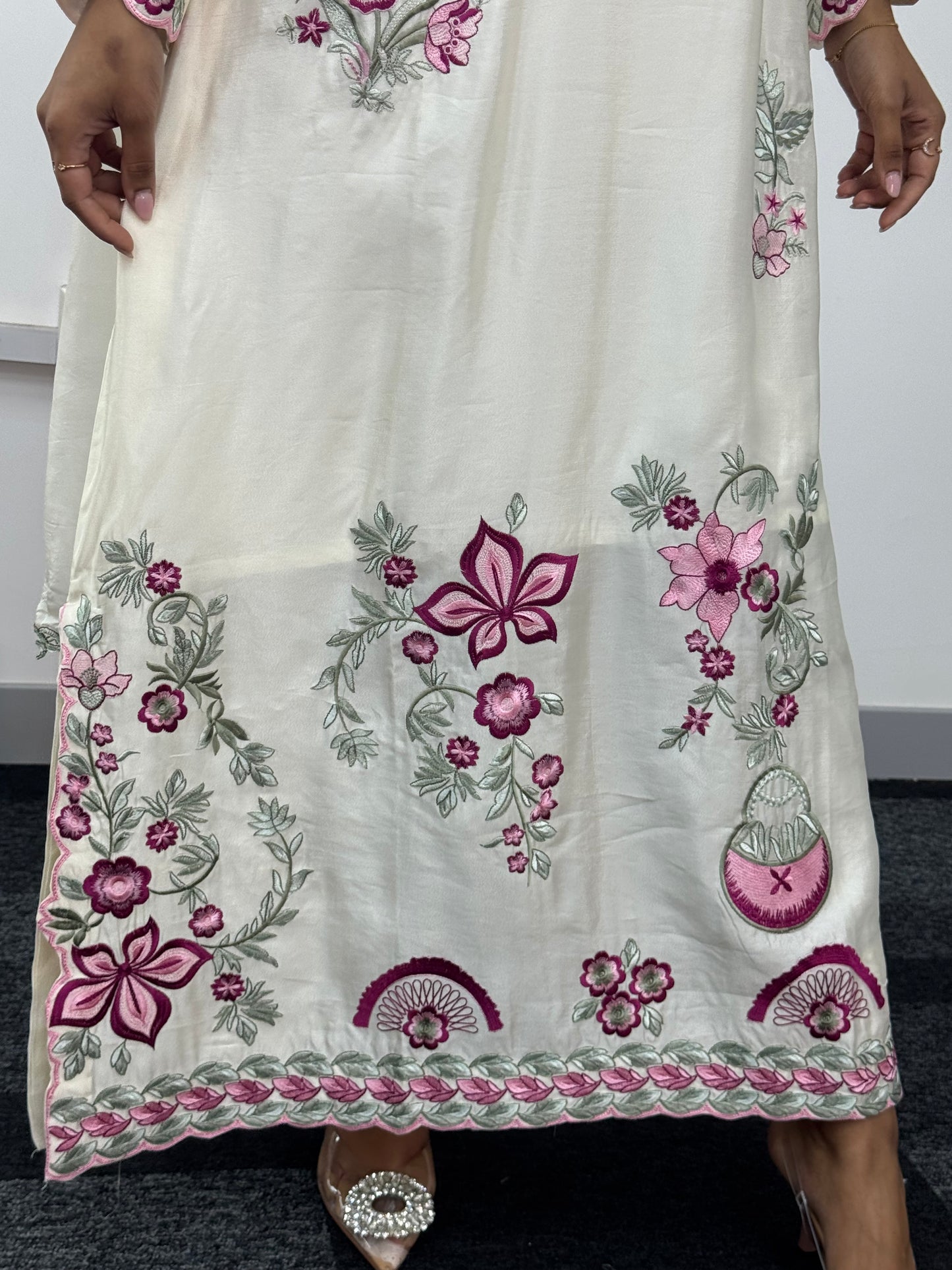 Gul e Lala - Kaftan - ivory