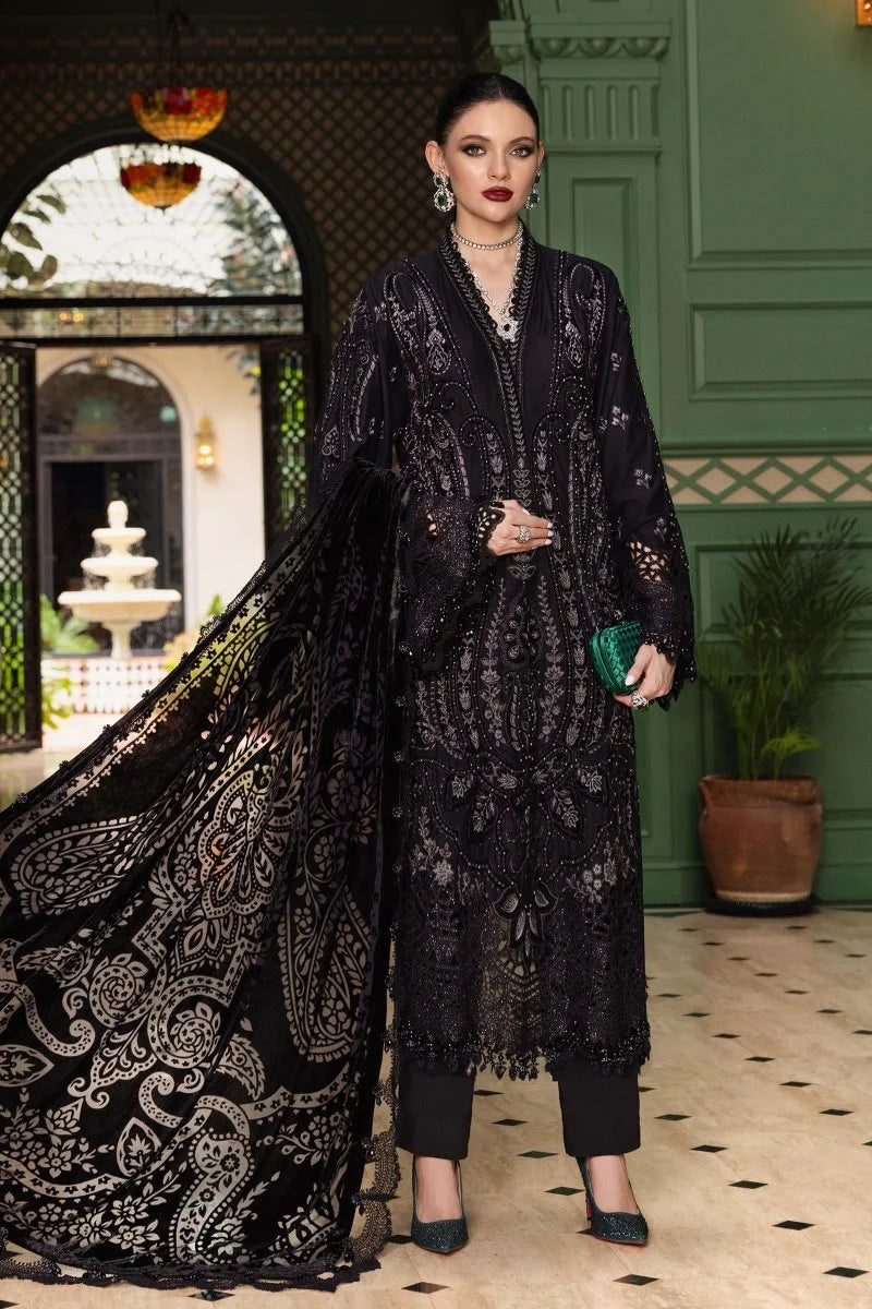 Maria B Luxury Velvet - Black
