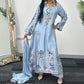 Gul e Lala - Kaftan - Blue