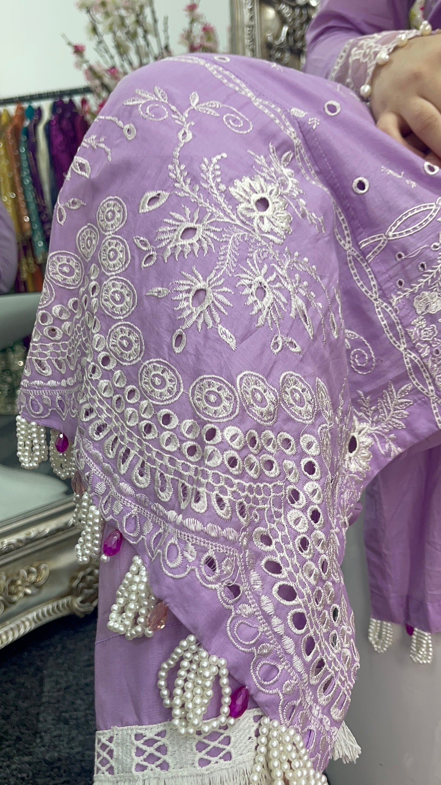 Asifa Nabeel inspired - Lawn - Lilac Pink -