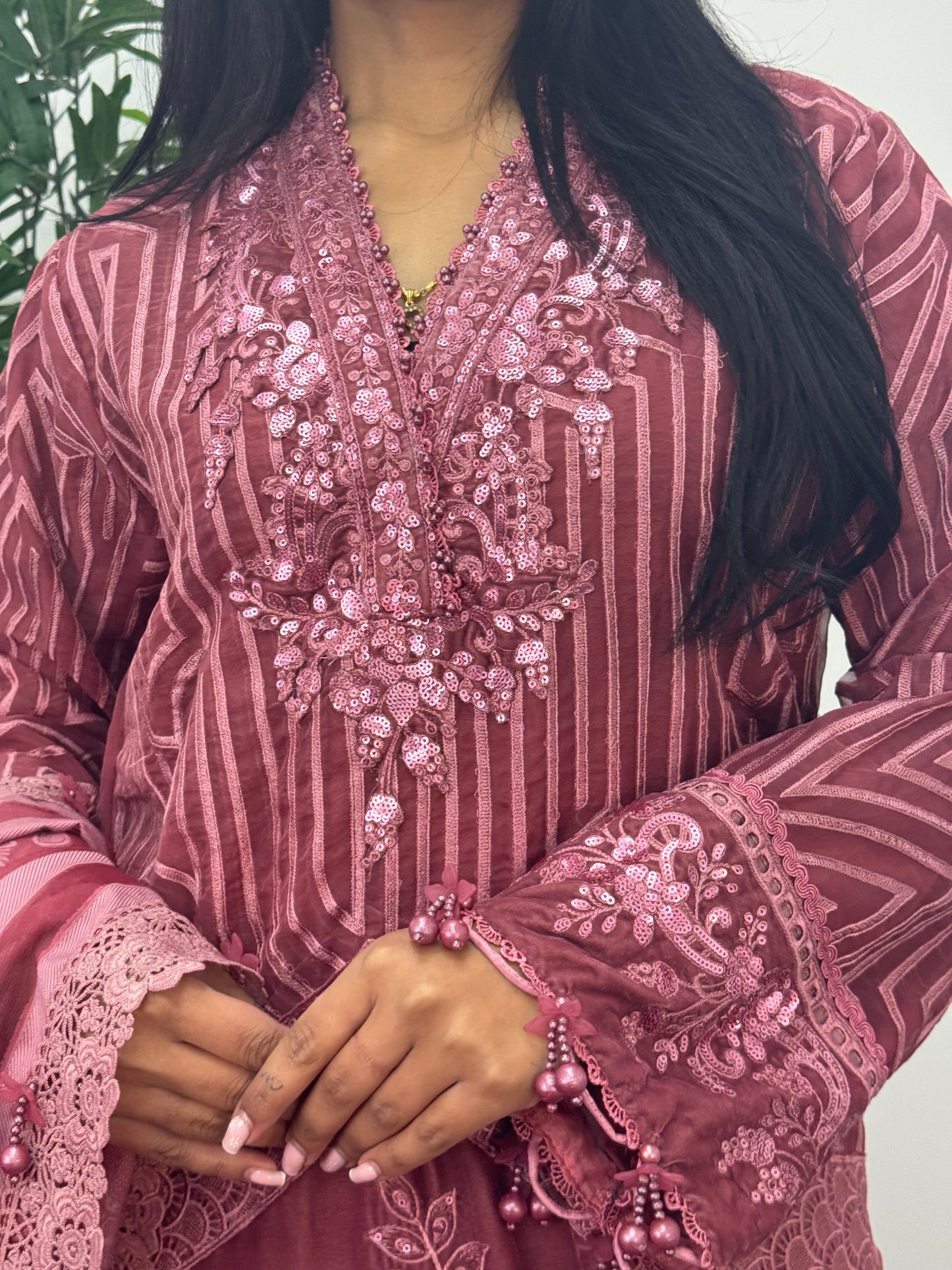 Maria B Luxury Velvet - Pink