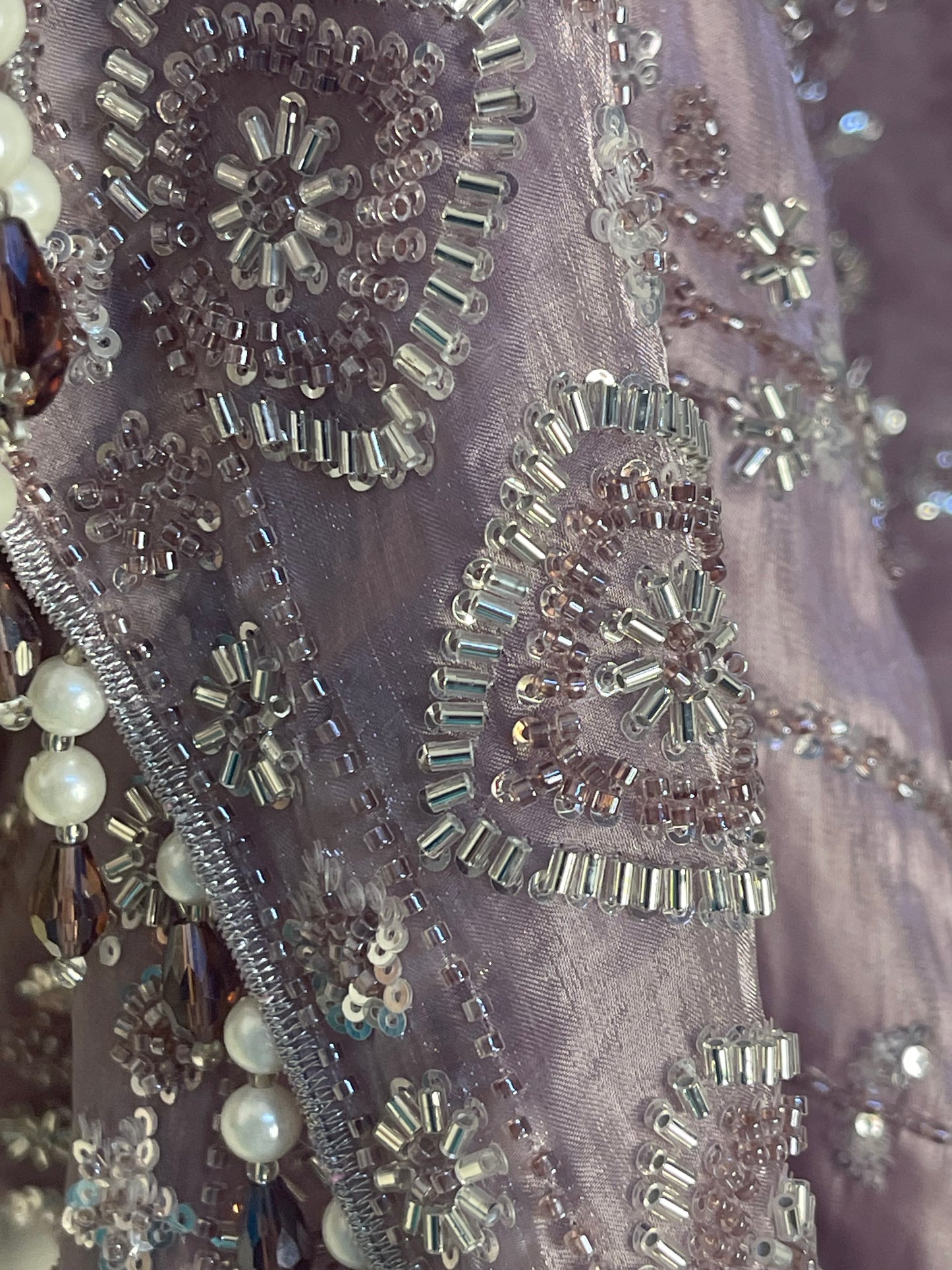 Ronaq - Korean Silk Cut Dana - Party Wear - Pink