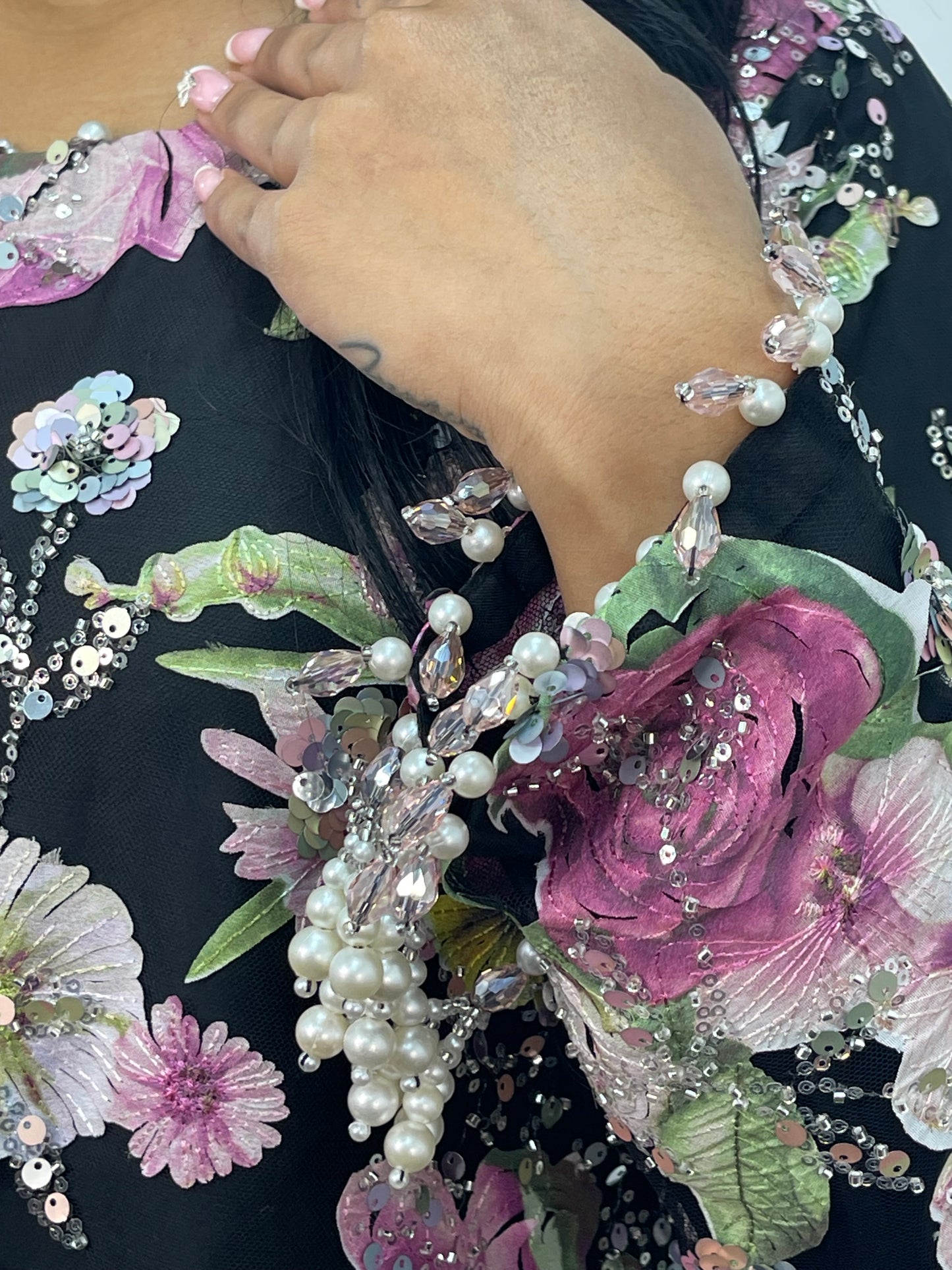 Kareena - Cut Dana Net- Black - Karina