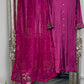 Sona l Plum Silk Velvet - Party Outfit l AA