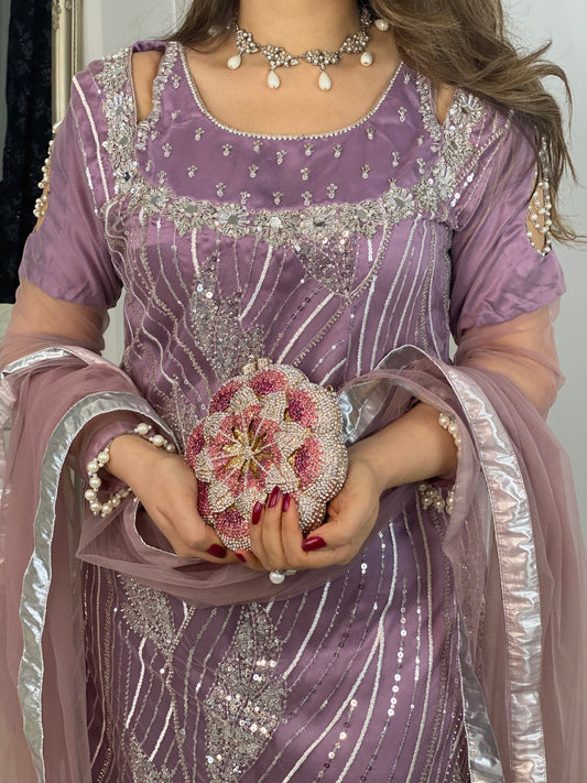 Saima - Lilac cutdana - W