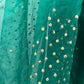 Sona l Green Silk Velvet - Party Outfit l AA