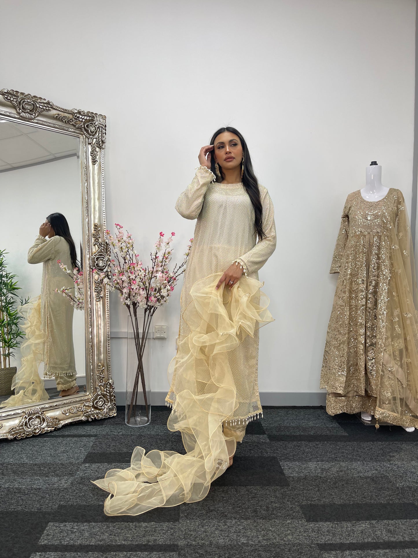 Fish Net  - Ivory - Off White - E