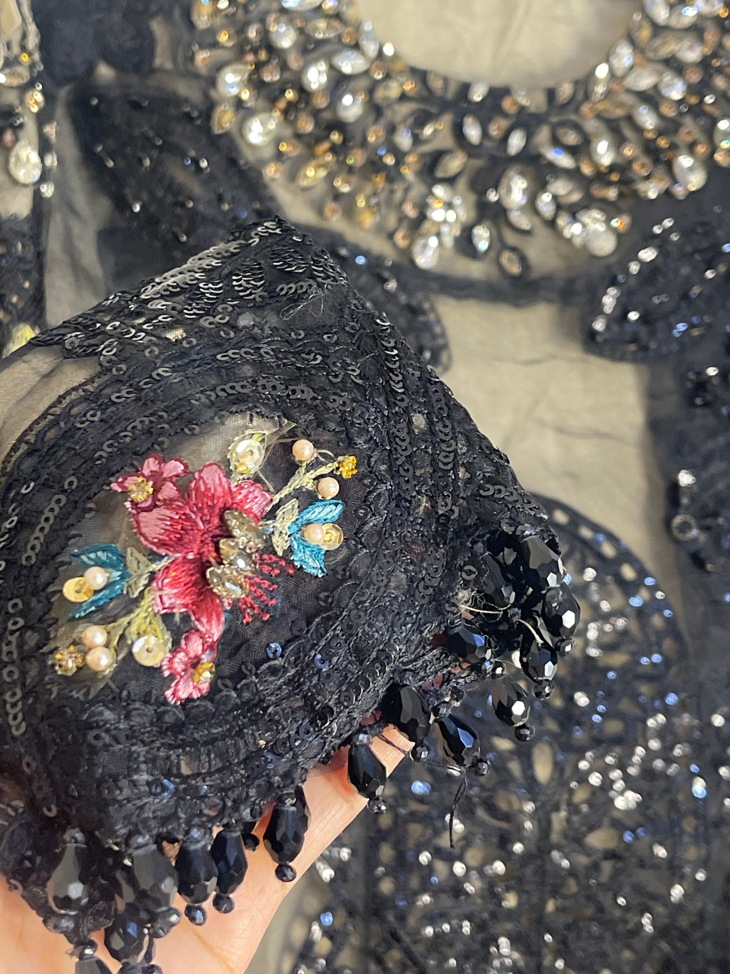 Nagin - Maria B Inspired Embroidered - Black - R