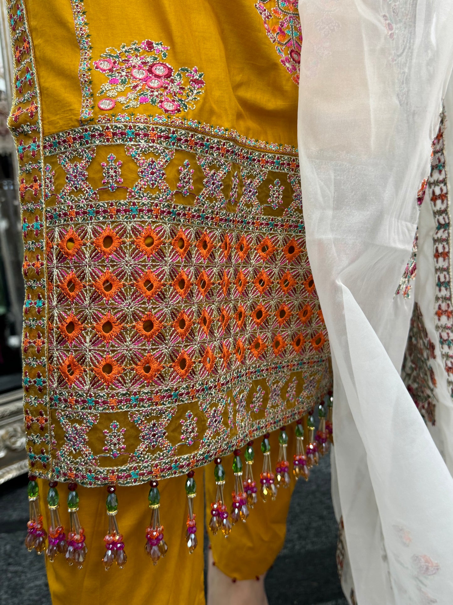 “Suraj” Hussain Rehar’s Inspired - Lawn - Mustard