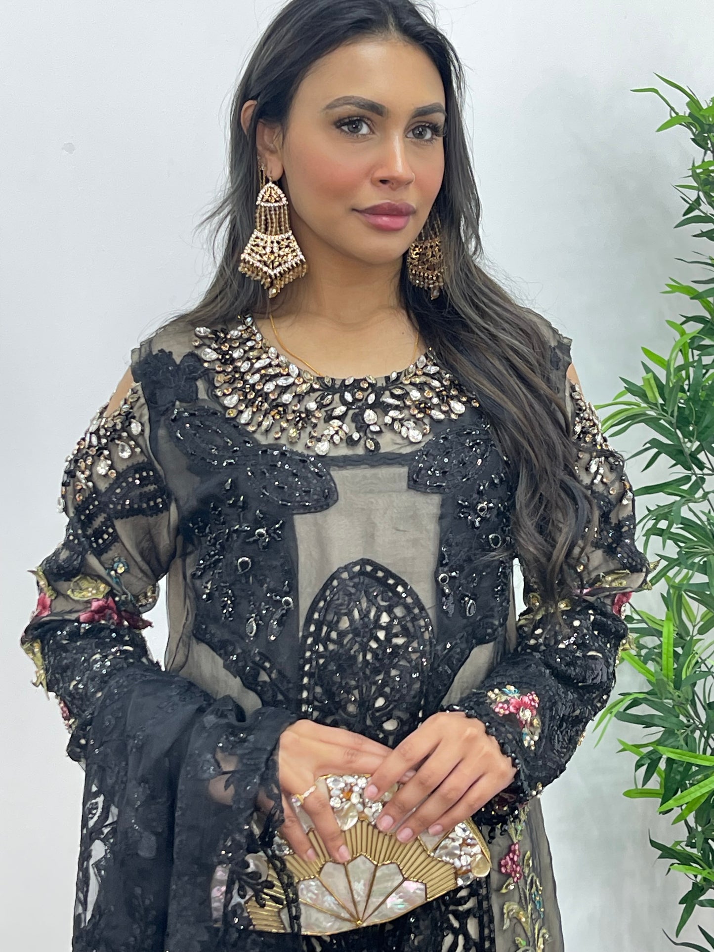 Nagin - Maria B Inspired Embroidered - Black - R