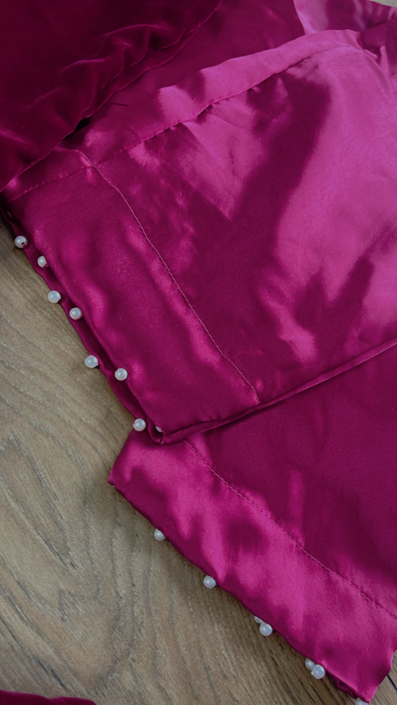 Lulu Pink - Hot Magenta Velvet - Lulusar Inspired