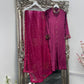 Sona l Plum Silk Velvet - Party Outfit l AA