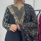 Afsana -  Hand Work - Party Wear - Black