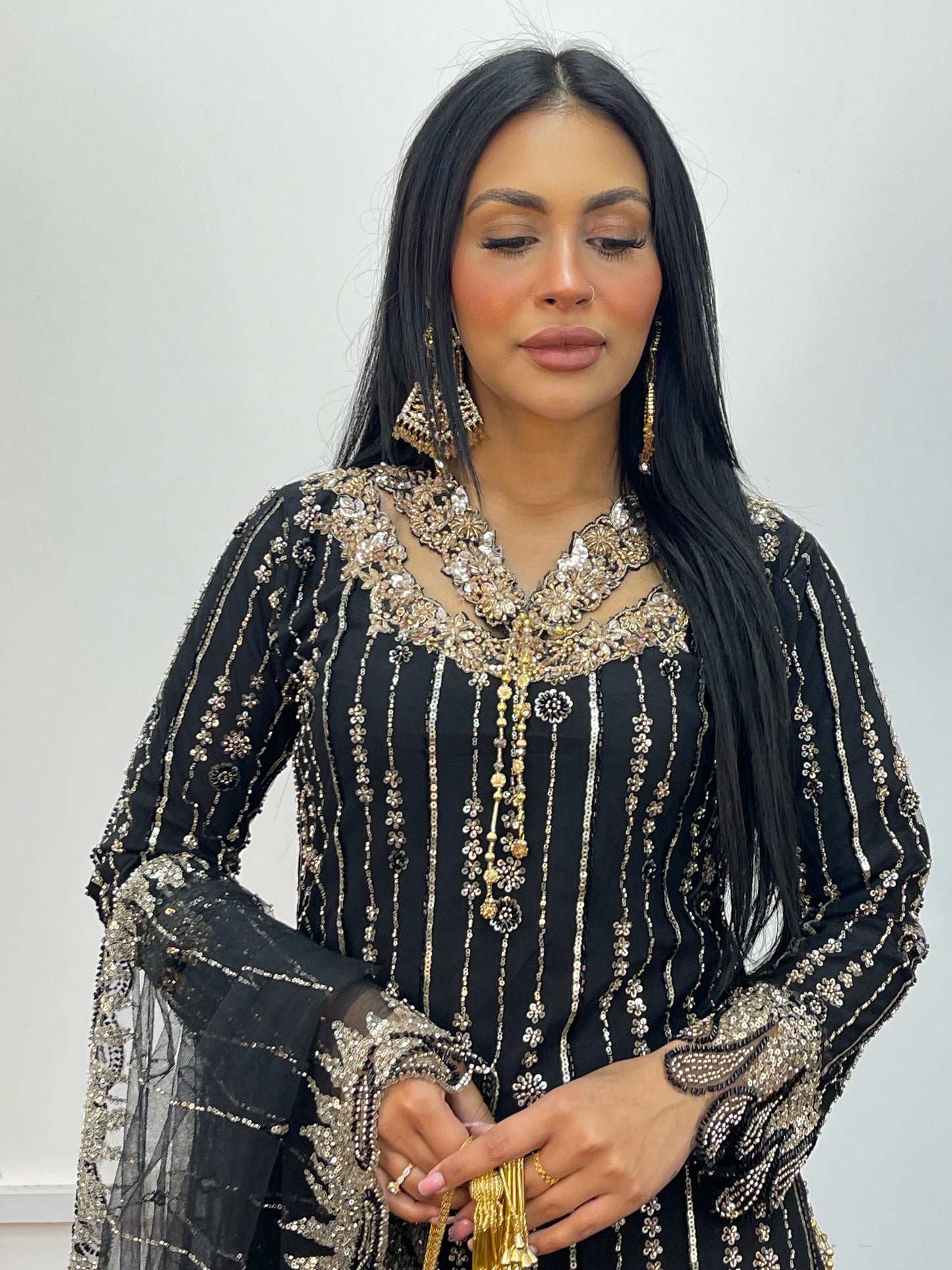 Payal - Cutdana Net - Black -