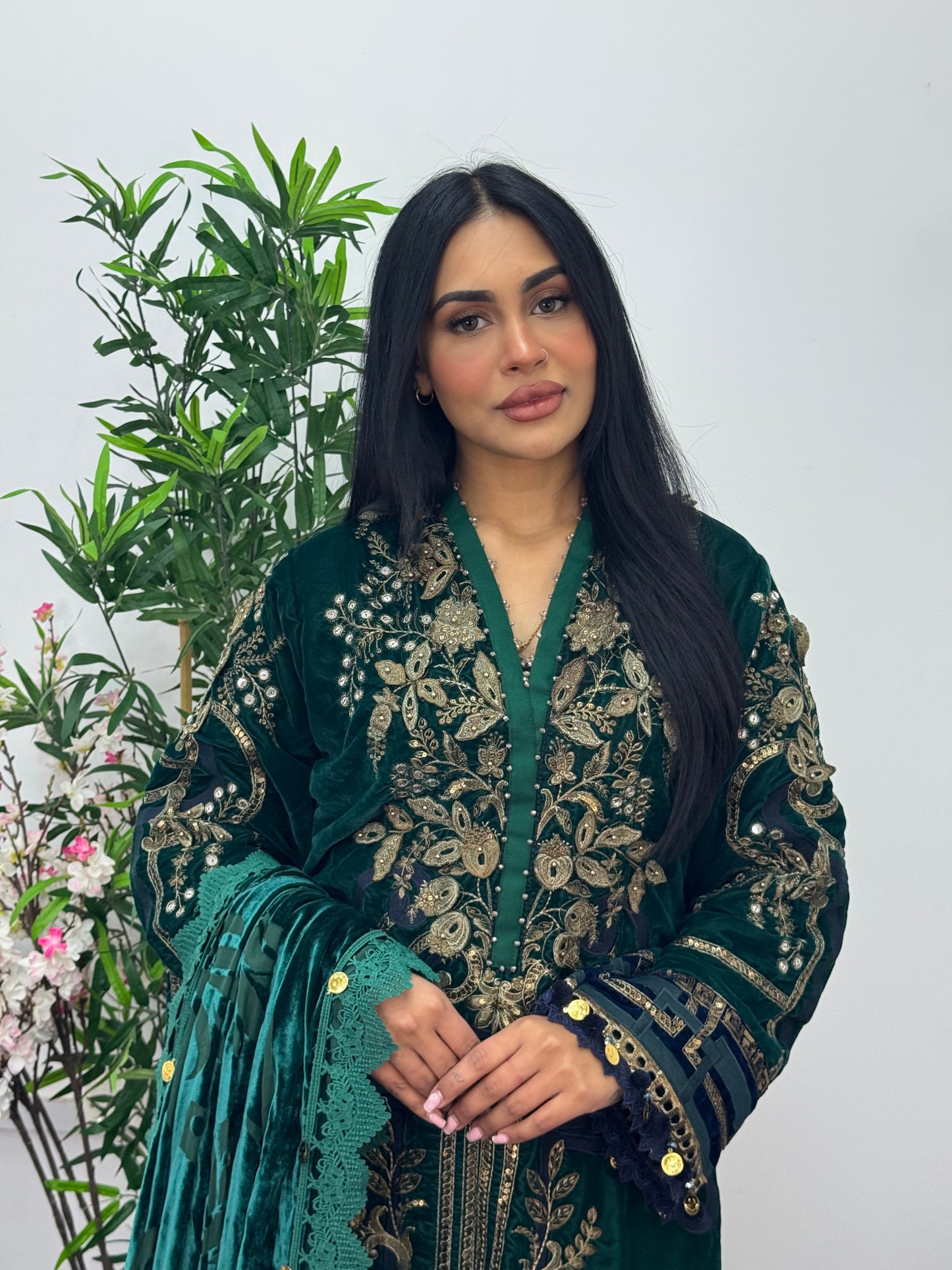 Maria B Luxury Velvet - Green